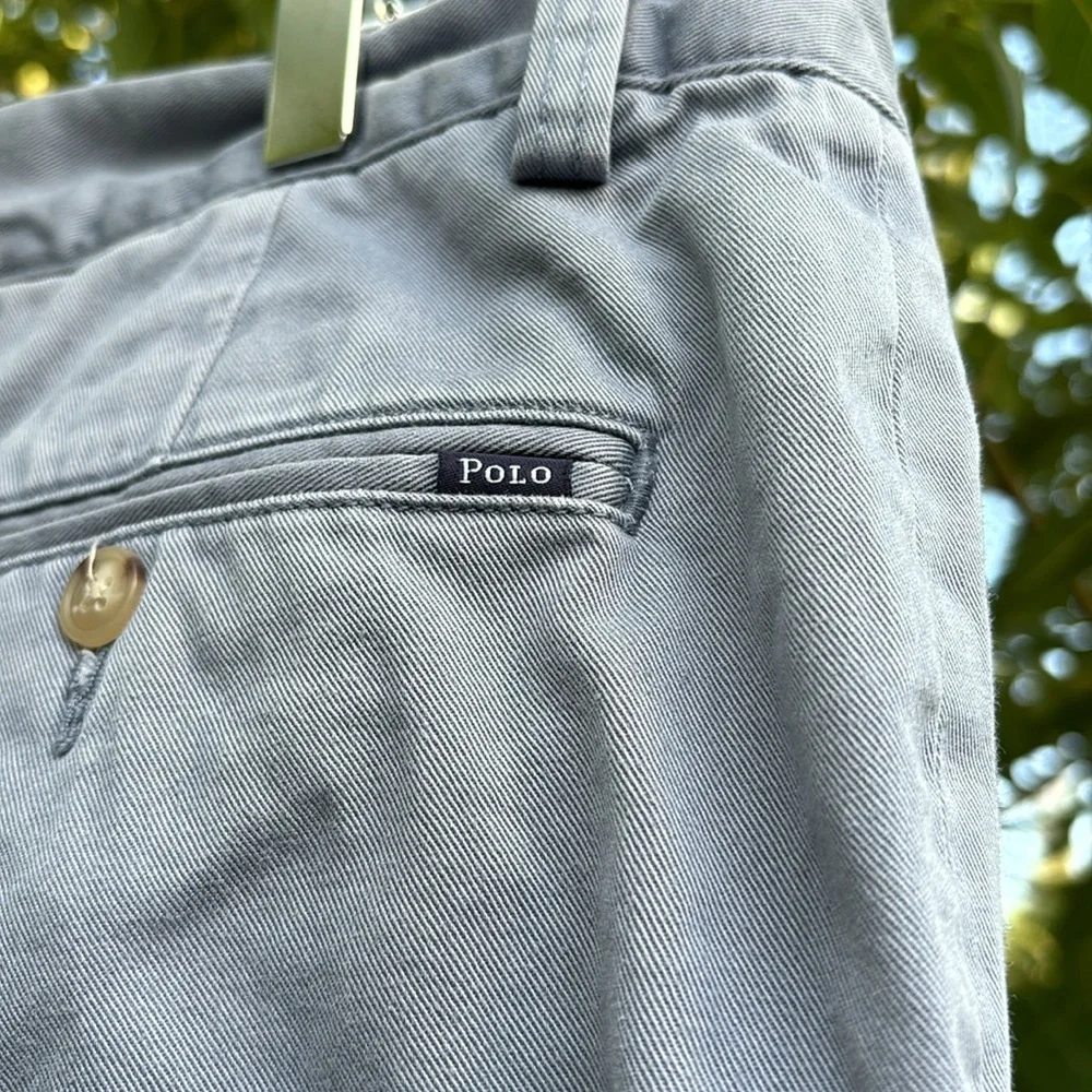 Polo Classic Fit Blue Kakis Stone Blue Ralph Lauren Chinos Size 33/32